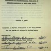 Examination of the Professional Nurse Role to Determine Inclusion of Ward Clerk Duties