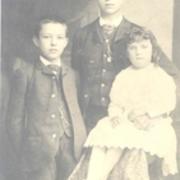 Ned, Todd and Maude Goodell, 1887