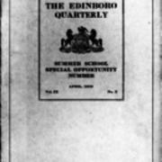 Catalog, 1922- April, The Edinboro Quarterly
