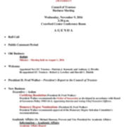 Minutes, 2016-08-01, inside packet dated 2016-11-09