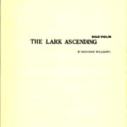 The Lark Ascending