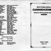1924, Edinboro University Commencement
