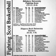 1994-1995, Edinboro's Men & Women's Baskeball vs. Slippery Rock