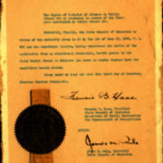 Pennsylvania Department of Public Instruction Certificate to Confer BS in Public School Art, 1926