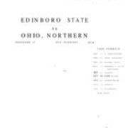 1968, Edinboro vs. Ohio Northern