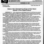 1997-1998, Edinboro Men's Basketball vs. West Virginia Wesleyan