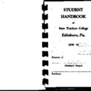 Student Handbook, 1950-1951