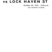 1976, Edinboro vs. Lock Haven