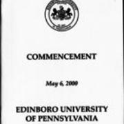 2000, Edinboro University Commencement