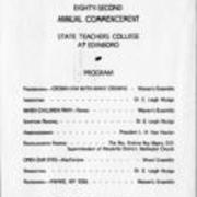1943, Edinboro University Commencement