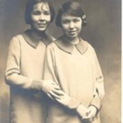 Carrie and Margaret Goodell, 1924