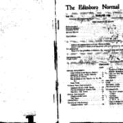 The Edinboro Normal Review, 1908-08