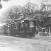 Street cars stopped where Western Auto is today