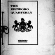 Catalog, 1916- July, The Edinboro Quarterly