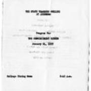 1957, Edinboro University Commencement