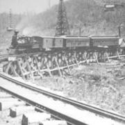 Titusville oil well area about 1890