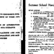 Student Handbook, 1924 Summer