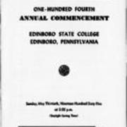 1965, Edinboro University Commencement