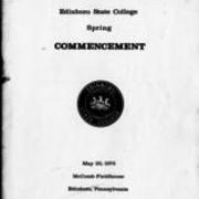 1973, Edinboro University Commencement
