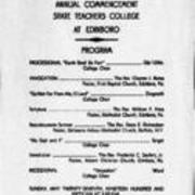 1956, Edinboro University Commencement