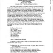 Minutes, 2005-06-20