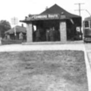 Street car station in Cambridge Springs