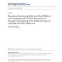 executive functioning skills in a school district_ an examination
