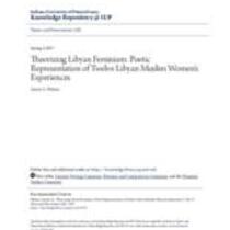 theorizing libyan feminism_ poetic representation of twelve libya