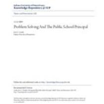problem solving and the public school principal