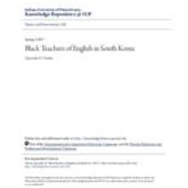 Black teachers of english in south korea