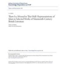 There is a wound in that wall: representations of islam in selected works of nineteenth-century british literature