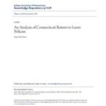 analysis of connecticut return to learn policies