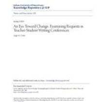 eye toward change: examining requests in teacher-student writing conferences