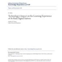 Technology's impact on the learning experience of at-risk digital natives