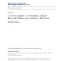 "over the rainbow" a prevention group for bereaved children and families in a rural area