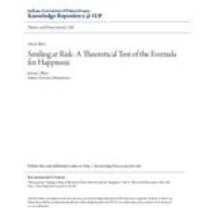 Smiling at risk: a theoretical test of the formula for happiness