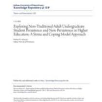 exploring non-traditional adult undergraduate student persistence