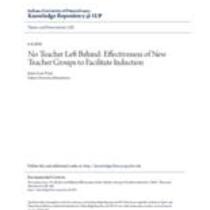 no teacher left behind_ effectiveness of new teacher groups to fa