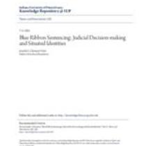 Blue ribbon sentencing: judicial decision-making and situated identities