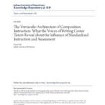 the vernacular architecture of composition instruction_ what the