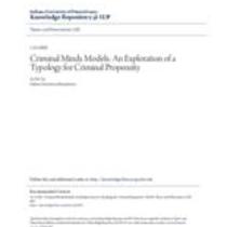 criminal minds models_ an exploration of a typology for criminal