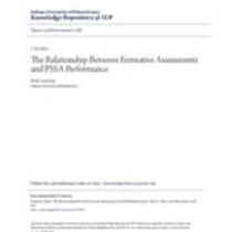 relationship between formative assessments and pssa performance