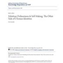 Fabulous ordinariness & self-making: the other side of usonian identities