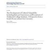 the development of cultural adaptability including relevant exper