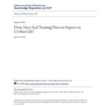 Does navy seal training have an impact on civilian life?