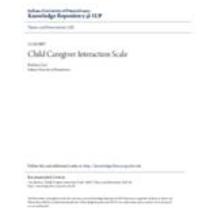 Child caregiver interaction scale