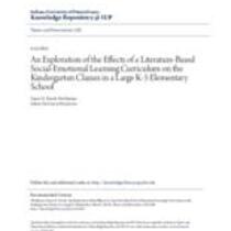an exploration of the effects of a literature-based social-emotio