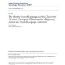 the identity second language and the classroom dynamic_ partici