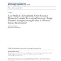 case study of a participatory action research process to examine