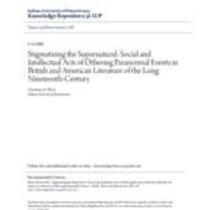 stigmatizing the supernatural_ social and intellectual acts of ot